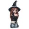 Edge Collections - 7" - Black - Witchy Wonders Witch Girl Figurine With Crow And Book - 1 Piece